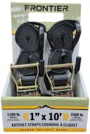 FRONTIER TIE DOWNS AND TOW STRAPS