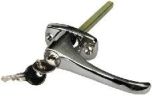 DOOR LOCK L-HANDLE CHROME