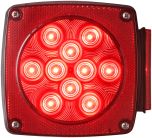 LIGHT S/T/TL LED 5"  SQUARE 2 STUD MOUNT SUBMER