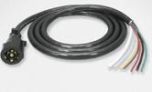CONNECTOR 7-WAY MOLDED TRAILER END  CABLE