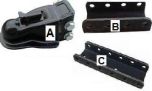 COUPLER 2" &  2-5/16" ADJUSTABLE & CHANNELS