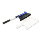 ADJUSTABLE BROOM WITH DUST PAN