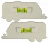 LEVELS TRAILER WHITE 2/PKG - 106-0122