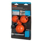 LOCK TRAILER SET TRI-BALL AND RECEIVER CURT - 111-23083