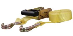 STRAP RATCHET 1.5" X 14' WIRE J-HOOKS YELLOW 5K - 111-83036
