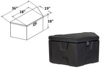 TOOL BOX FOR TRAILER TONGUE - 170-1680