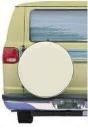 SPARE TIRE COVER MODEL N 24" BLK - 187-5260