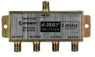 TV LINE SPLITTER 4-WAY 2 GHz  HD/SAT
