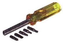 SCREWDRIVER MAGNETIC W/BITS RV 5 IN 1