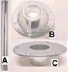 PEDESTAL BASE ROUND RECESS MOUNT - 280-5147