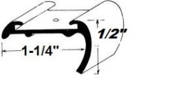 ROOF EDGE MOLDING W/ INSERT DESIGNER WHITE 16' L - 281-2061