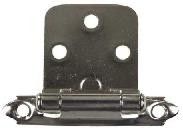 CABINET HINGE SELF CLOSING FLUSH MOUNT CHROME