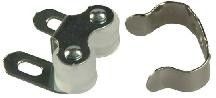 CABINET CATCH DOUBLE ROLLER W/ CLIP