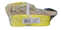 STRAP RATCHET 2" X 27' FLAT HOOK YELLOW 10K - 285-8001
