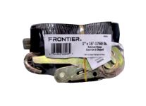 STRAP RATCHET 1" X 16' WIRE J-HOOK BLACK 1.7K - 285-8003