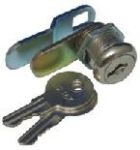 DOOR CAM LOCK BAGGAGE 1-1/8" KEYED W/ STRAIGHT & OFFSET CAMS 1/CARD - 285-3049