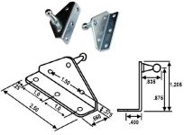 GAS SPRING ANGLED MOUNT BRACKET