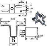 GAS SPRING MOUNTING BRACKET
