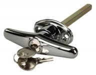 DOOR LOCK T-HANDLE CHROME - 289-8551