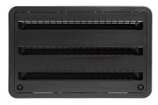 VENT REFER SIDEWALL BLACK PLASTIC - 303-0065