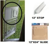 SCREEN DOOR SLIDE KIT WHITE - 304-5582