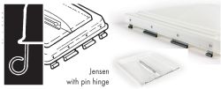 VENT LID JENSEN 14" OS WHITE - 309-2911