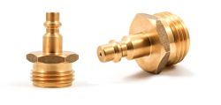 BLOW OUT PLUG QUICK CONN BRASS - 383-6143