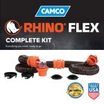 SEWER HOSE KIT RHINO FLEX W/ 20' HOSE & FITTING - 393-9741