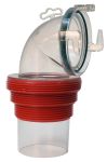SEWER HOSE COUPLER  90 DEG SEWER TO BAYONET EZ COUPLER - 404-3112