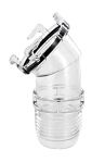 SEWER HOSE ADAPTOR 45 DEG CLEARVIEW EZ COUPLER - 411-3111