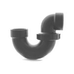 ABS P-TRAP W/UNION HUB X HUB 1-1/2" - 413-3211
