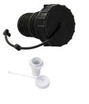 WATER FILL GRAVITY REPLACEMENT CAP STRAP & SPOUT