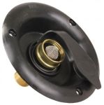 WATER DISH CITY W/ BRASS CHECK VALVE 1/2" MPT BLACK - 433-2136