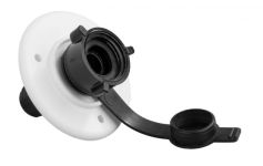 WATER FLANGE CITY W/ PLASTIC CHECK VALVE P-WT - 433-8520