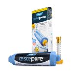 WATER FILTER TASTEPURE W/ FLEXIBLE HOSE PROTECTOR