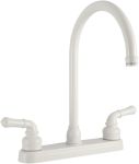 FAUCET KITCHEN W/ J-SPOUT (WHITE) - 470-0330
