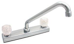 FAUCET KITCHEN 8" METAL TUBE SPOUT