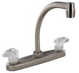 FAUCET KITCHEN 8” HI-ARC BRUSHED NICKEL - 479-5163