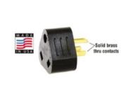 ADAPTER PLUG STRT 30F/15M TRIANGLE - 551-0167