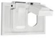 RECEPTACLE COVER ONE GANG DUPLEX