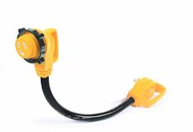 ADAPTER 30A TWIST F TO 30A MALE RV 90 DEG