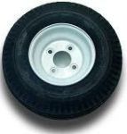 TIRE 5.70-8 LRD ON 5on4.5" WHITE SOLID - 865-0155