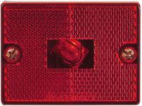 LENS REPLACEMENT OPTRONICS MC35/36 RED W/REFLEX - 580-3337