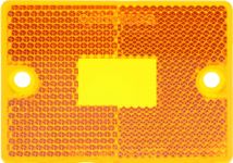 LENS REPLACEMENT OPTRONICS MC35/36 AMBER W/REFLEX - 580-3338