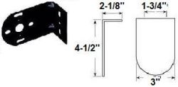 LIGHT UNIVERSAL MOUNTING BRACKET FOR STUD MOUNTED