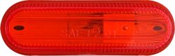 CLEARANCE LIGHT INCAN OVAL SURFACE MNT RED OPT MC68 THIN-LINE - 586-5252
