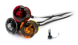 S37 LIGHT SIDE MARKER MINI 3/4" ROUND PC RATED