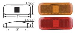 Surface Mount LED Marker/Clearance Lights with Reflex