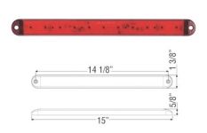 Ultrathin LED Identification Light Bars for Over 80” Applications