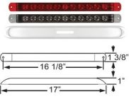 Sealed LED Identification Light Bars for Over 80” Applications
